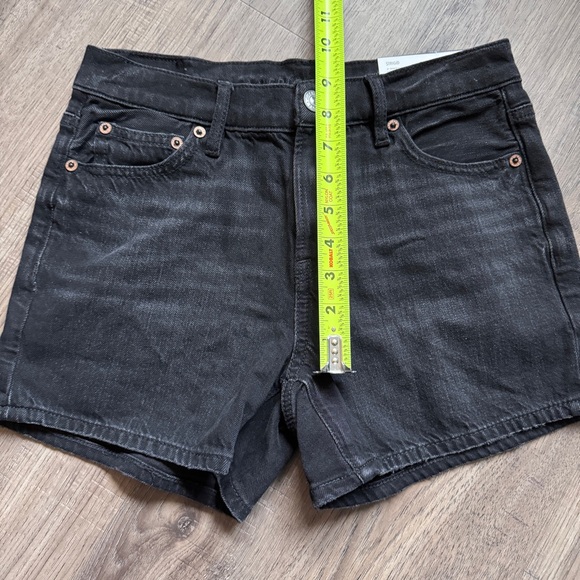 American Eagle Outfitters Black 4" Perfect Short - Size 000 / 23W - Brand New - Picture 3 of 10